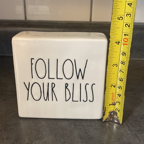 NWT Rae Dunn Follow Your Bliss Block - Picture 7 of 7